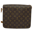 LOUIS VUITTON Monogram Cartouchiere GM Shoulder Bag M51252 LV Auth BA5403-2