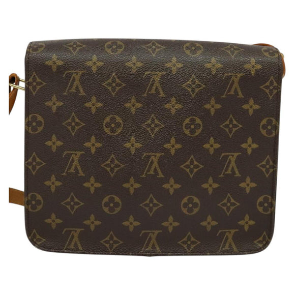 LOUIS VUITTON Monogram Cartouchiere GM Shoulder Bag M51252 LV Auth BA5403