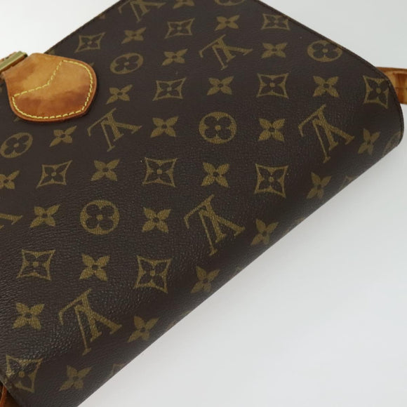LOUIS VUITTON Monogram Cartouchiere GM Shoulder Bag M51252 LV Auth BA5403