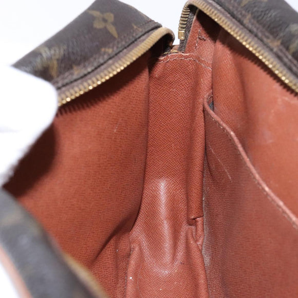 LOUIS VUITTON Monogram Compiegne 28 Clutch Bag M51845 LV Auth BA5404