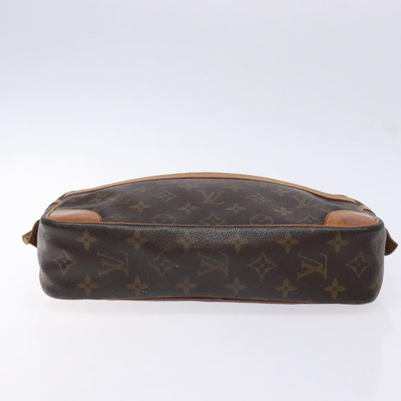 LOUIS VUITTON Monogram Compiegne 28 Clutch Bag M51845 LV Auth BA5404