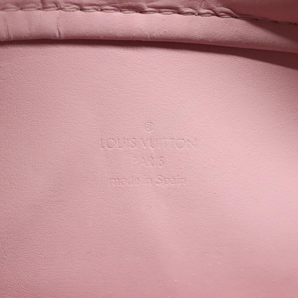 LOUIS VUITTON Monogram Vernis Columbus Bag Marshmallow Pink M91032 Auth BA5406