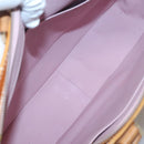 LOUIS VUITTON Monogram Vernis Columbus Bag Marshmallow Pink M91032 Auth BA5406-16