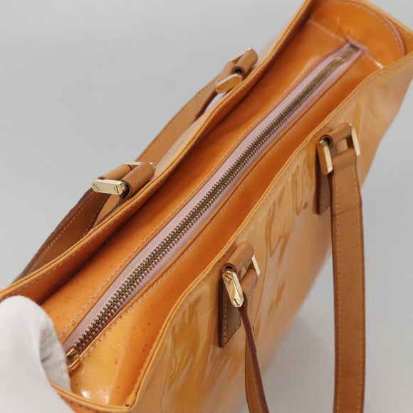 LOUIS VUITTON Monogram Vernis Columbus Bag Marshmallow Pink M91032 Auth BA5406