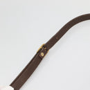 Burberrys Nova Check Shoulder Bag Canvas Beige Gold Auth BA5409-8