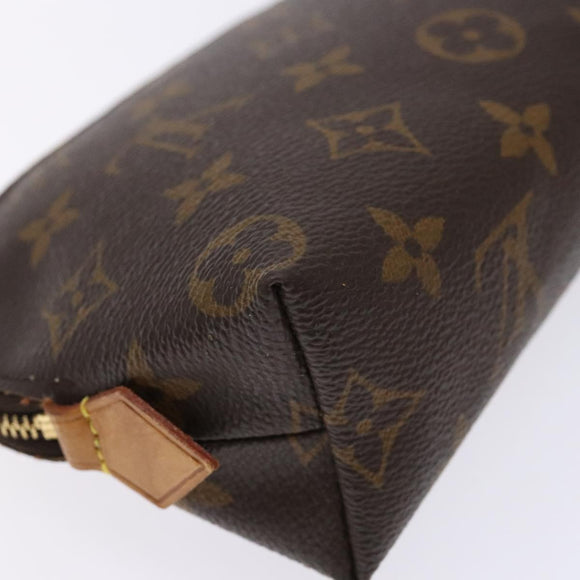 LOUIS VUITTON Monogram Pochette Cosmetic PM Pouch M43998 LV Auth BA5411