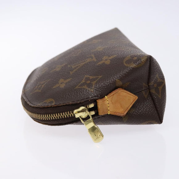 LOUIS VUITTON Monogram Pochette Cosmetic PM Pouch M43998 LV Auth BA5411