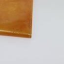 LOUIS VUITTON Monogram Vernis Kenmare Pouch Yellow M91060 LV Auth BA5414-14