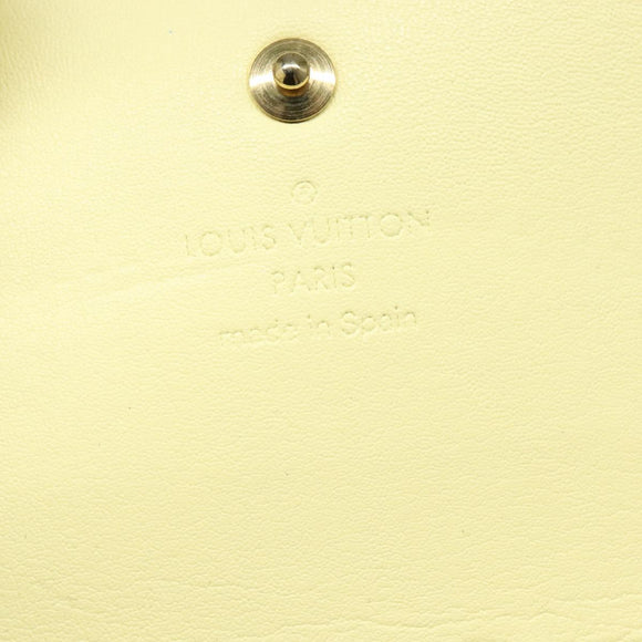 LOUIS VUITTON Monogram Vernis Kenmare Pouch Yellow M91060 LV Auth BA5414