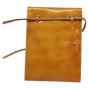 LOUIS VUITTON Monogram Vernis Kenmare Pouch Yellow M91060 LV Auth BA5414-2