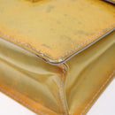 LOUIS VUITTON Monogram Vernis Spring Street Hand Bag Gris M91029 LV Auth BA5415-10