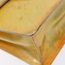 LOUIS VUITTON Monogram Vernis Spring Street Hand Bag Gris M91029 LV Auth BA5415-11