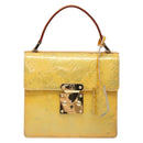 LOUIS VUITTON Monogram Vernis Spring Street Hand Bag Gris M91029 LV Auth BA5415-2