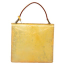 LOUIS VUITTON Monogram Vernis Spring Street Hand Bag Gris M91029 LV Auth BA5415-3