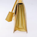 LOUIS VUITTON Monogram Vernis Spring Street Hand Bag Gris M91029 LV Auth BA5415-4