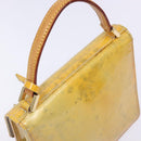 LOUIS VUITTON Monogram Vernis Spring Street Hand Bag Gris M91029 LV Auth BA5415-6