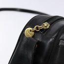 Salvatore Ferragamo Vala Shoulder Bag Leather Black Gold Auth BA5416-15