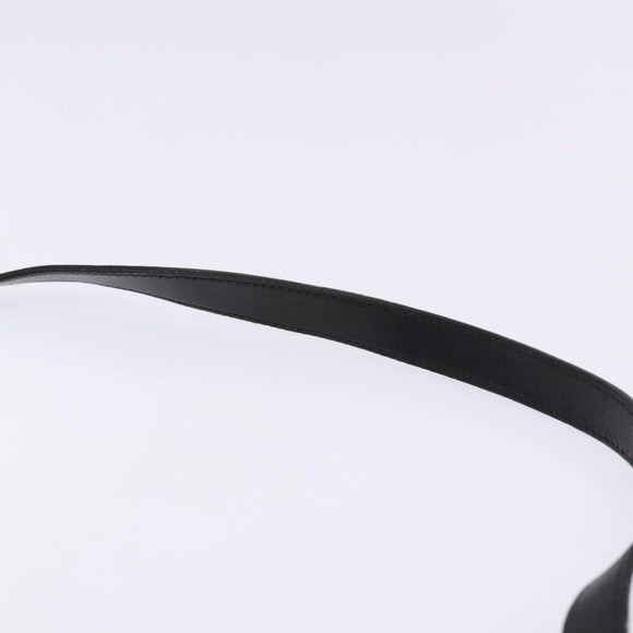 Salvatore Ferragamo Vala Shoulder Bag Leather Black Gold Auth BA5416