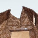 Salvatore Ferragamo Tote Bag Vinyl Brown Auth BA5417-17