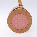 BVLGARI Logo Mania Be Zero One Hand Bag Canvas Red Gold Auth BA5419-4