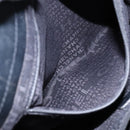 CHANEL Choco Bar COCO Mark Hand Bag Canvas Black Silver CC Auth BA5420-20