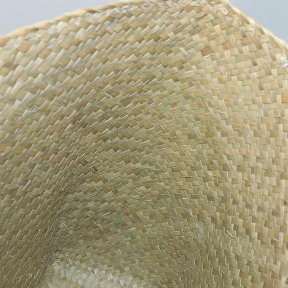 Jimmy Choo Studs Tote Bag Straw Beige Auth BA5421