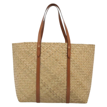 Jimmy Choo Studs Tote Bag Straw Beige Auth BA5421 - 0