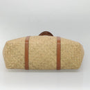 Jimmy Choo Studs Tote Bag Straw Beige Auth BA5421-5