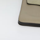 Chloe Fay Shoulder Bag Suede Leather Beige Gold Auth BA5423-9