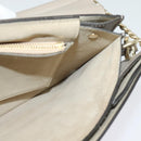 Chloe Fay Shoulder Bag Suede Leather Beige Gold Auth BA5423-19