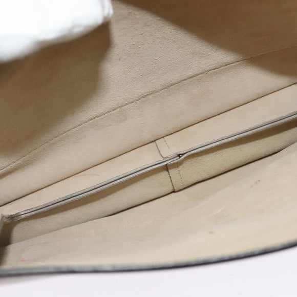 Chloe Fay Shoulder Bag Suede Leather Beige Gold Auth BA5423