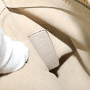 Chloe Fay Shoulder Bag Suede Leather Beige Gold Auth BA5423-12