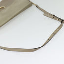 Chloe Fay Shoulder Bag Suede Leather Beige Gold Auth BA5423-7