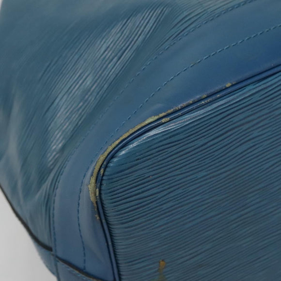 LOUIS VUITTON Epi Noe Shoulder Bag Toledo Blue M44005 LV Auth BA5424