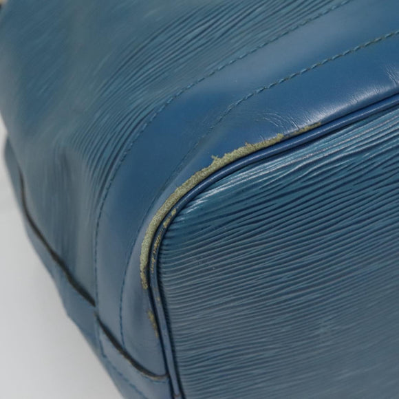 LOUIS VUITTON Epi Noe Shoulder Bag Toledo Blue M44005 LV Auth BA5424