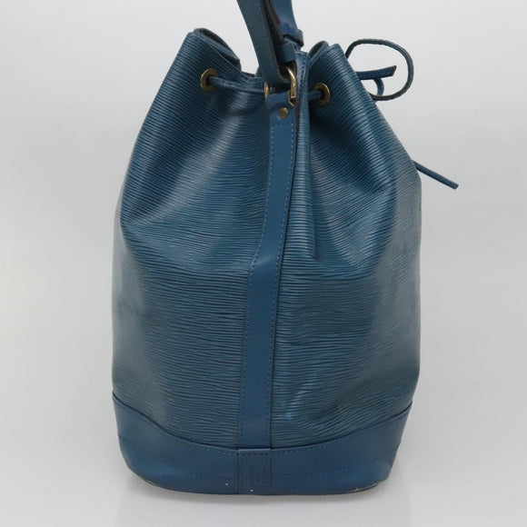LOUIS VUITTON Epi Noe Shoulder Bag Toledo Blue M44005 LV Auth BA5424