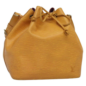 LOUIS VUITTON Epi Petit Noe Shoulder Bag Yellow M44109 LV Auth BA5425