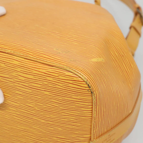 LOUIS VUITTON Epi Petit Noe Shoulder Bag Yellow M44109 LV Auth BA5425