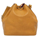 LOUIS VUITTON Epi Petit Noe Shoulder Bag Yellow M44109 LV Auth BA5425-2