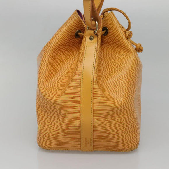 LOUIS VUITTON Epi Petit Noe Shoulder Bag Yellow M44109 LV Auth BA5425