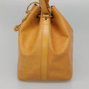 LOUIS VUITTON Epi Petit Noe Shoulder Bag Yellow M44109 LV Auth BA5425-4