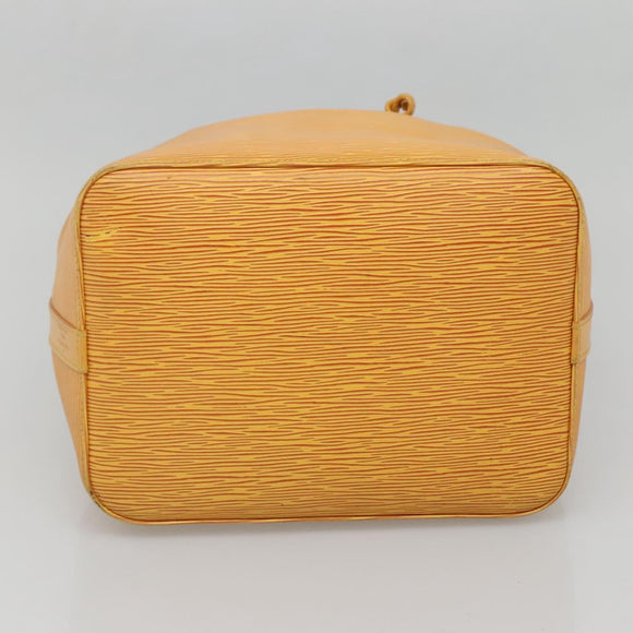 LOUIS VUITTON Epi Petit Noe Shoulder Bag Yellow M44109 LV Auth BA5425