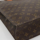 LOUIS VUITTON Monogram Sac Plat Hand Bag M51140 LV Auth BA5428-14