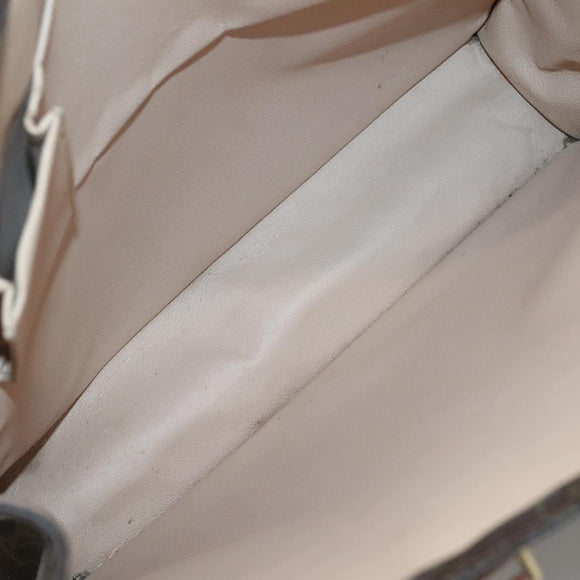 LOUIS VUITTON Monogram Sac Plat Hand Bag M51140 LV Auth BA5428