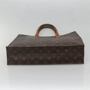 LOUIS VUITTON Monogram Sac Plat Hand Bag M51140 LV Auth BA5428-5