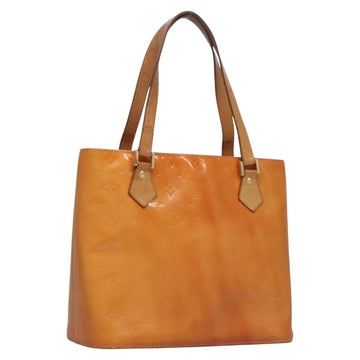 LOUIS VUITTON Monogram Vernis Houston Bag Marshmallow Pink M91302 LV Auth BA543