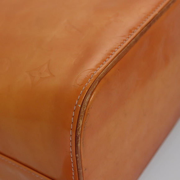 LOUIS VUITTON Monogram Vernis Houston Bag Marshmallow Pink M91302 LV Auth BA543