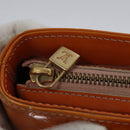 LOUIS VUITTON Monogram Vernis Houston Bag Marshmallow Pink M91302 LV Auth BA543-9