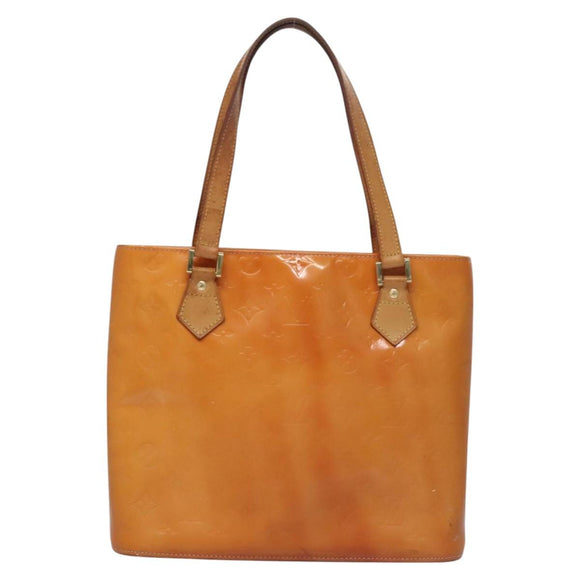 LOUIS VUITTON Monogram Vernis Houston Bag Marshmallow Pink M91302 LV Auth BA543