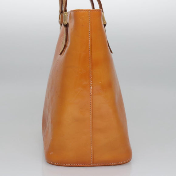 LOUIS VUITTON Monogram Vernis Houston Bag Marshmallow Pink M91302 LV Auth BA543